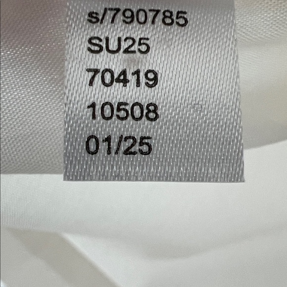 LOFT Cream Lace Flutter Sleeve Top NWT Size L - Picture 12 of 14